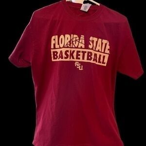 Florida State Basketball T-Shirt | Size Large | 100% Cotton Tee